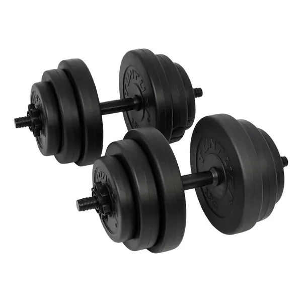 Tunturi 28kg Vinyl Dumbbell Set