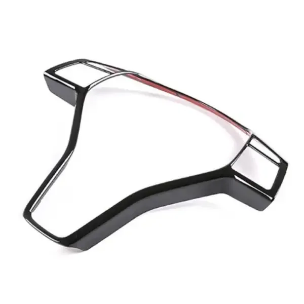 Steering Wheel Cover Trim Zst-099 Glossy Black -4096 CC-4096 Compatible With Mercedes C Class Glk W204 11-14 E Class W212 12-14 W207 Cla W117 13-15 Cls W218 12-14 Gla W156 X156 14-18 Slk R172 11-16