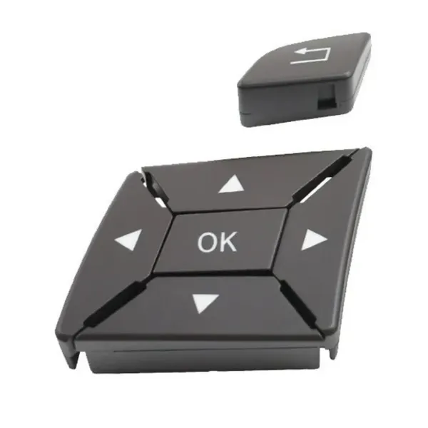 Steering Wheel Menu Control Switch Knob Button Cover 16690528008490 Moka Left A CC-7854 Compatible With Mercedes Ml Class 11-15 W166 Gl Class 2013-2015 W166 G Class G Wagon 2013-2018 W463