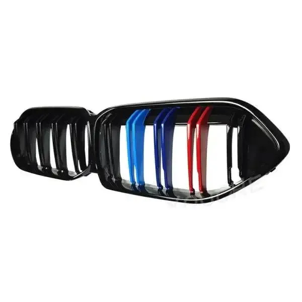Front Bumper Show Grill Grill Tri Color CC-1657 Compatible With Bmw 2 Series F44 2020-2024