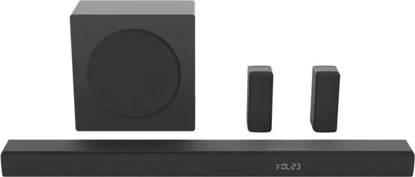 Hisense HS5100 5.1 Channel 540W Soundbar with Wireless 6.5" Subwoofer and 2 Rear Speakers