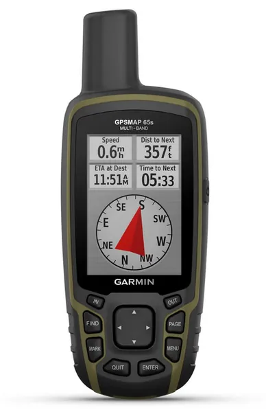 Garmin GPSMAP 65s TopoActive Africa Rugged Handheld GPS - Black