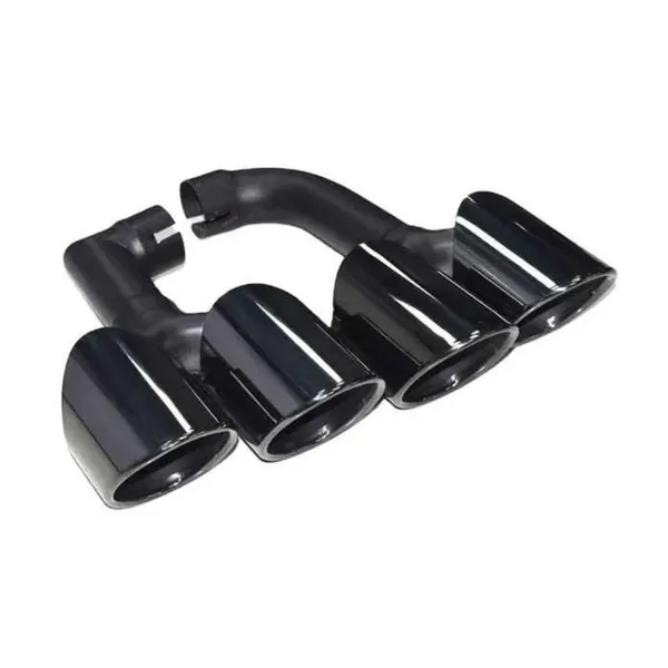 Exhaust Tips Tail Pipe Midpipe Muffler With Clamp X3m X4m Style For 3.0 28i/30i Car G01/08-008 Gc CC-9322 Compatible With Bmw X3 X4 G01 G02 G08 2018-2023