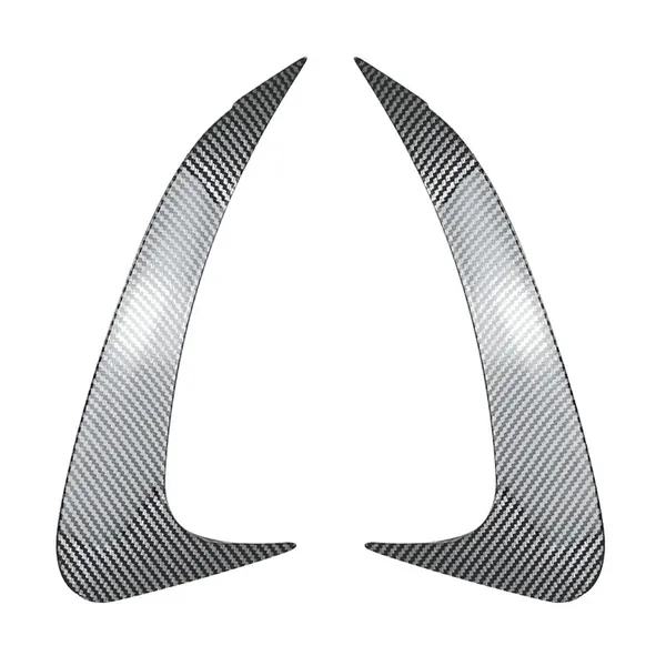 Rear Bumper Air Vent Splitter Side Skirts Flag Canard Carbon Fiber Look Zst-508 Cf CC-6168 Compatible With Mercedes Benz E Classs Eqe V295