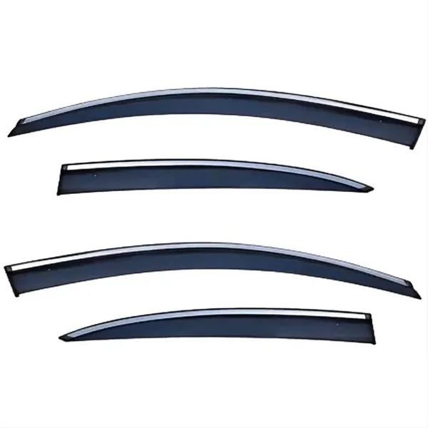 Rain Shine Side Window Wind Deflectors Rain Sun Guard Door Visor Doorvisor Deflector Visor Shades Ventvisor Strip CC-7729 Compatible With Mercedes Gl W166 2012-2016