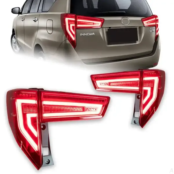 Tail Light Tail Lamp Light LED DRL Dynamic Signal Brake Reverse Compatible With Toyota Innova 2016-2019