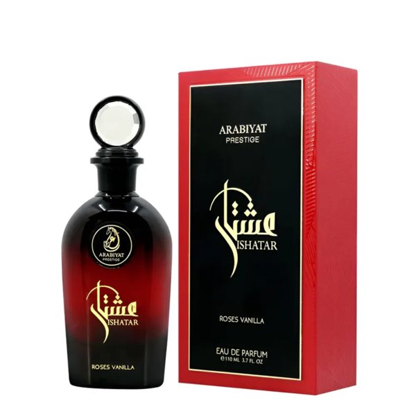 Arabiyat Prestige Ishatar Roses Vanilla Eau de Parfum for Unisex, 100 ml