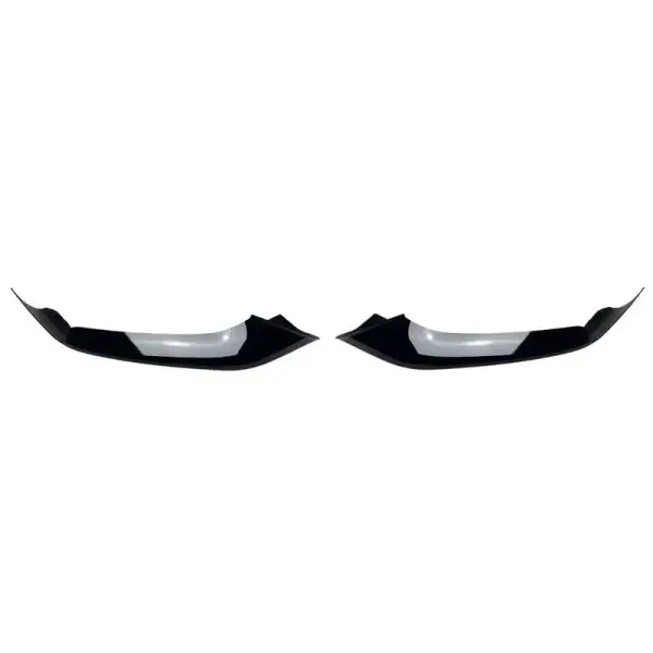 M Sports M5 M Tech M Sports Front Bumper Lip Splitter Skirts Flag Zst-392 Gb Glossy Black CC-4025 Compatible With BMW 5 Series G30 2017-2021