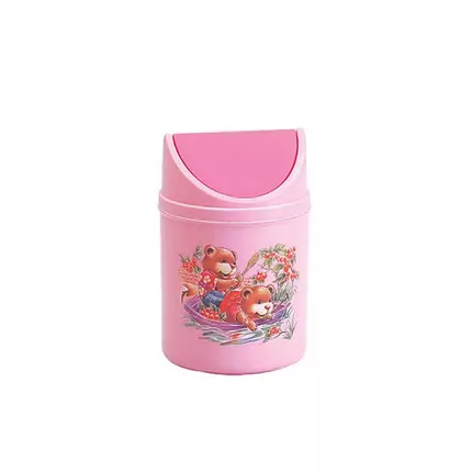Lionstar Dustbin 1.2L Square Swing Pal C-36 Flip Top Waste Bins Large With Swing Lid BPF Free Plastic
