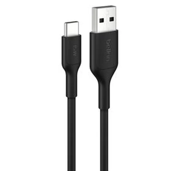 Belkin BoostCharge USB-A to USB-C Cable 15W, 0.5ft/0.15m, Black