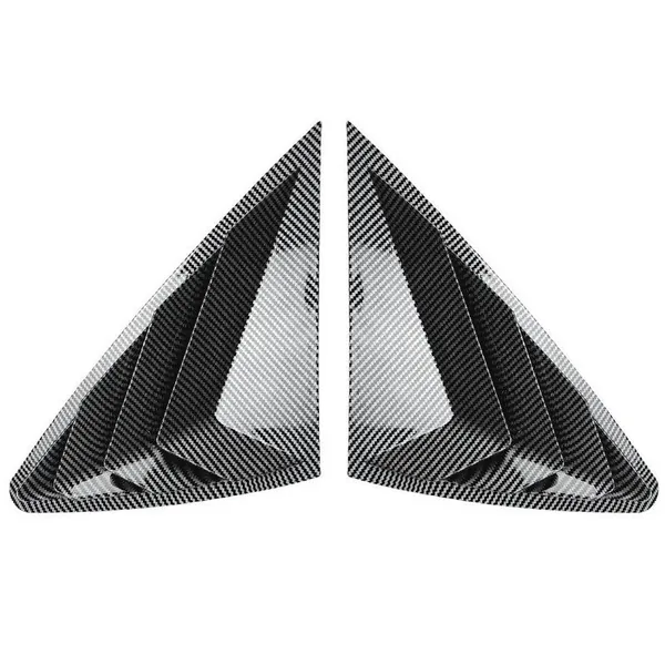 Rear Window Louvers Sticker Rear Triangle Window Shade Spoiler Trim Accessories Zst-1056 Carbon Fiber Look CC-7183 Compatible With Mercedes Benz Glc Coupe C254 W254 2024+