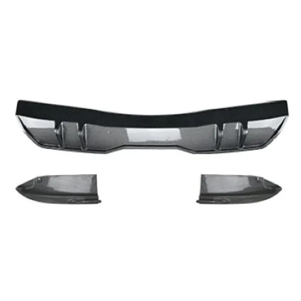 M Sports Bumper Rear After Lip Diffuser Splitter Skirts Flag Carbon Fiber Look Zst-564 Zst-610 Cf CC-6092 Compatible With Bmw X5 G05 2019-2023