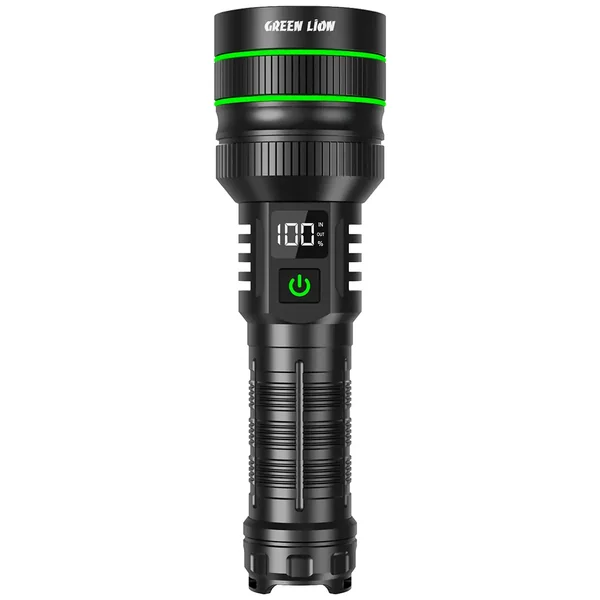 Green Lion Hyper Ray Pro LED Torch - Black