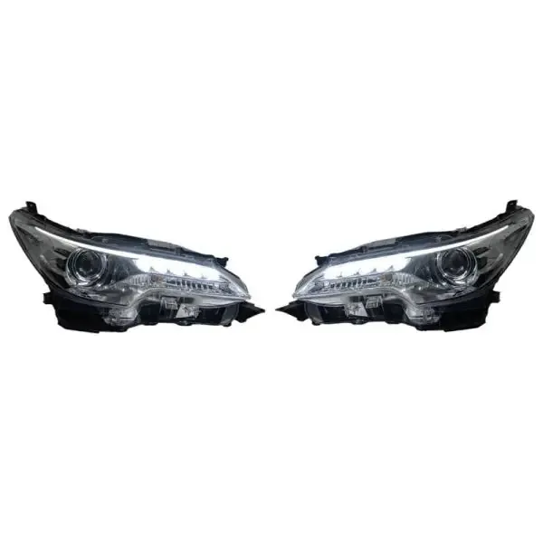 Upgraded Head Light Lamp Xenon Headlight Retrofit Upgrade Modified Led Drl Hid Diamond Style CC-5740 Compatible With Toyota Fortuner 2016-2019