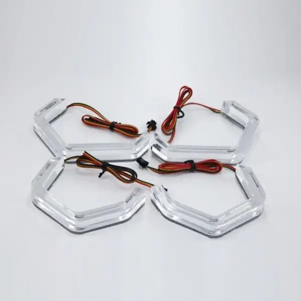 Headlight Led Style Headlight Drl Daytime Running Light Iconic Angel Eye White Bd-aec-m4 CC-5117 Compatible With Bmw 1 2 3 4 5 6 7 Series M2 X3 X4 M3 M4 M6 X1 Z4 X5 X6