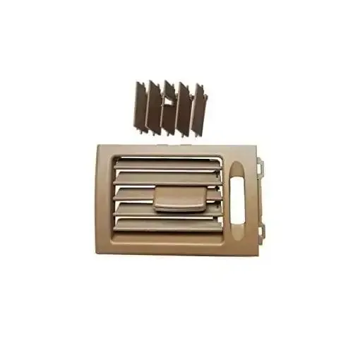 Ac Vent Fan Grill Silver Clip Trim Front Left Dark Yellow 20483014548465 Left CC-6663 Compatible With Mercedes C Class W204 2007-2011