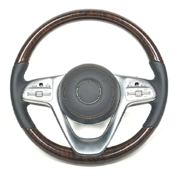 Upgraded Custom Amg Brabus Maybach Full Steering Wheel Style 1bcg48 CC-8157 Compatible With Mercedes A B C E S G V M Class Ml Gl Gla Glb Glc Gle Gls Slk G55 G63 G Wagon Eqs