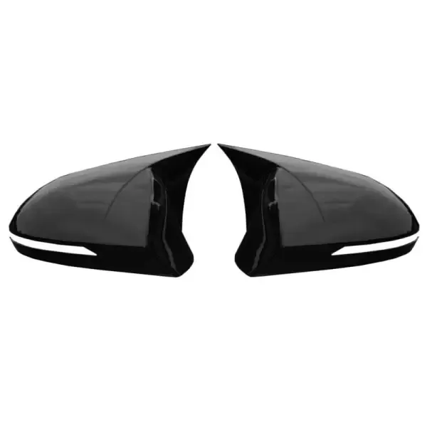 Side Mirror Cover Glossy Black Aerodynamic CC-2023 Compatible With Hyundai Tucson 2021-2023