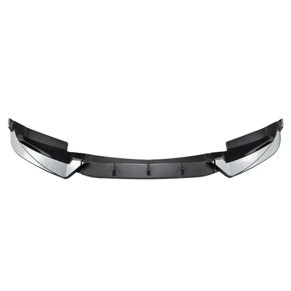 Front M Sports Bumper Lip Splitter Skirts Carbon Fiber Look Zst-714 Cfl CC-6018 Compatible With BMW X6 F16 2014-2019