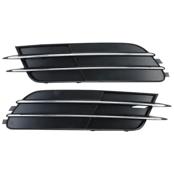 Fog Lamp Grill Cover Frame Medium CC-3285 Compatible With Audi A6 2011-2015