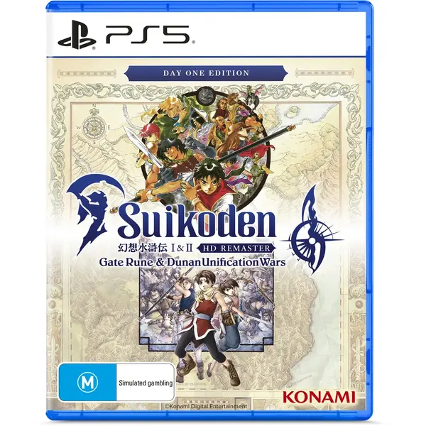 Suikoden I & II HD Remaster: Gate Rune & Dunan Unification Wars Day One Edition PS5 Game