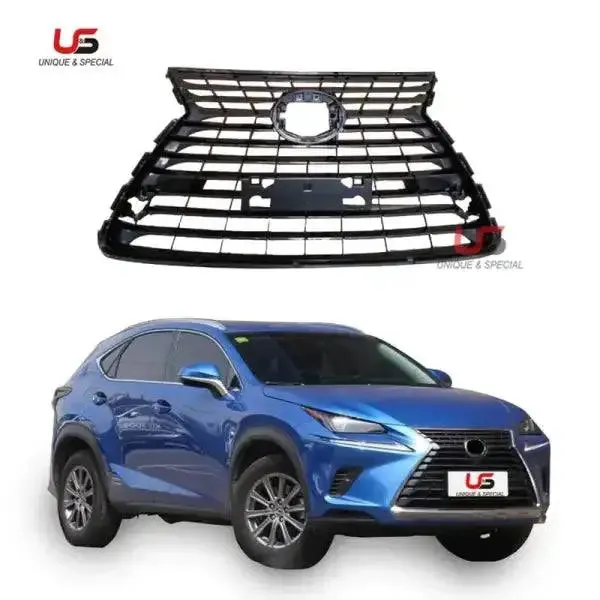 Upper Grille Front Bumper Grille Chrome Moulding OEM 53101-78150 Compatible With 2018 2019 Lexus NX200 NX300