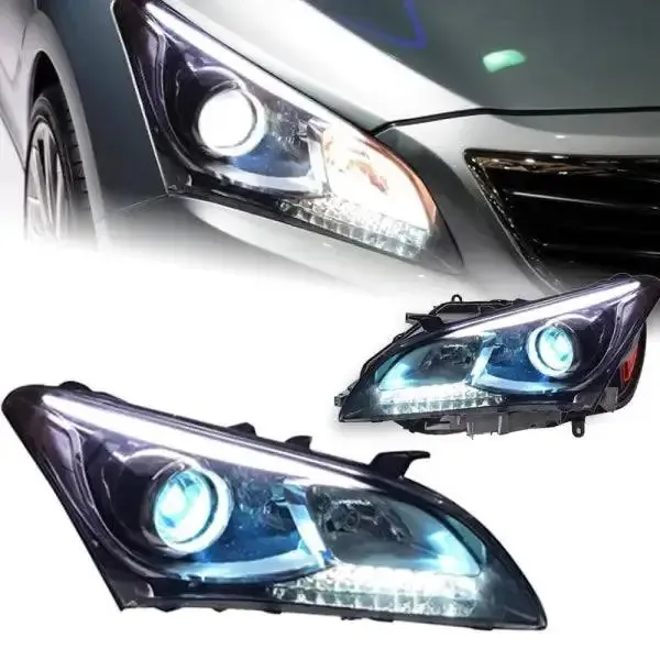 LED Headlight Projector Headlights DRL Head Lamp Dynamic Signal Compatible With Hyundai MISTRA 2013-2016