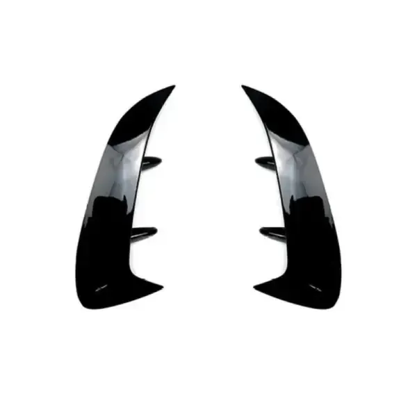 Amg Bumper Rear Splitter Lip Canards Skirts Flag Zst-103 Carbon Fiber Look CC-3753 Compatible With Mercedes Benz A Class W177 2018+