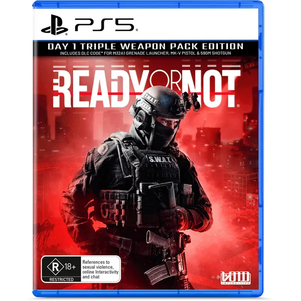 Ready or Not: Day One Triple Weapon Pack Edition PS5 Game