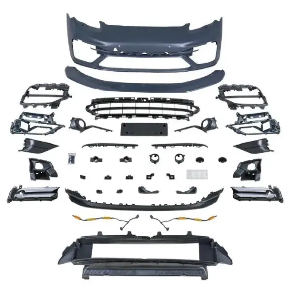 Upgrade Facelift Bumper Bodykit Conver To 971 2017-2020 Turbo S Front CC-5595 Compatible With Porsche Panamera 970.1 2010-2013