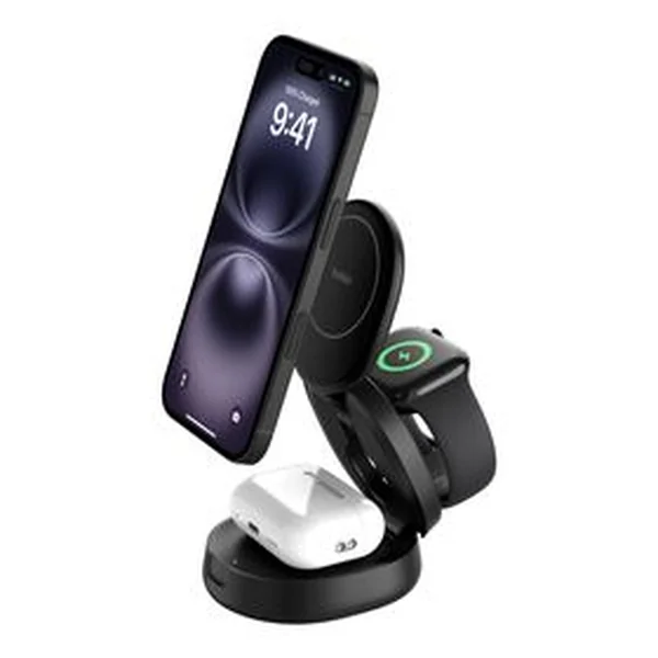 Belkin BoostCharge 3-in-1 Convertible Magnetic Charging Stand with Qi2 15W