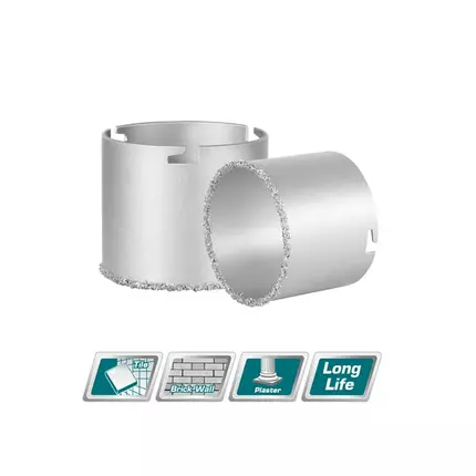 Total Hole Saw 53mm Carbide Gritted TAC440531