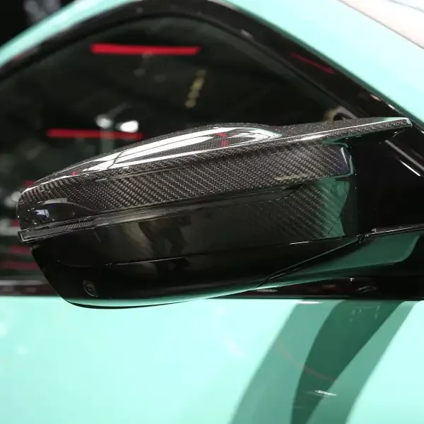Dry Carbon Fiber RHD OEM Style Mirror Covers Caps Compatible With BMW M2 G87 M3 G80 M4 G82 G83