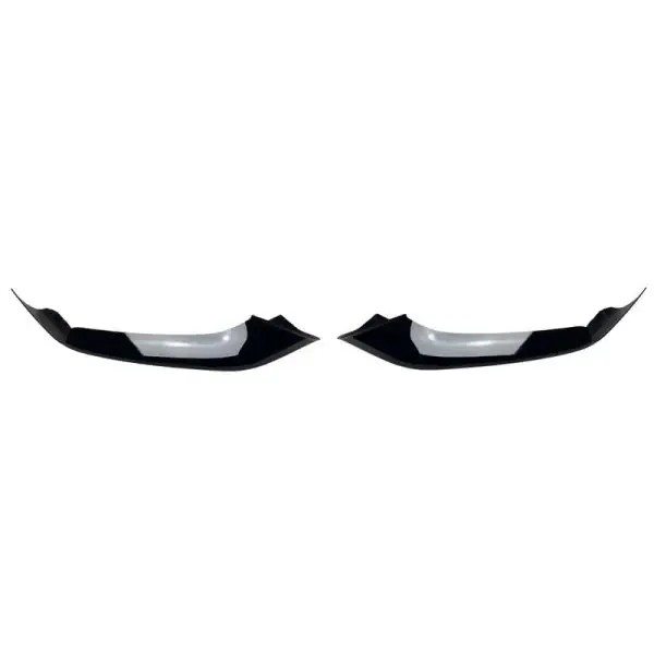 M Sports M5 M Tech M Sports Front Bumper Lip Splitter Skirts Flag Zst-492 Gb Glossy Black CC-4027 Compatible With Bmw 5 Series Lci G30 2021-2024