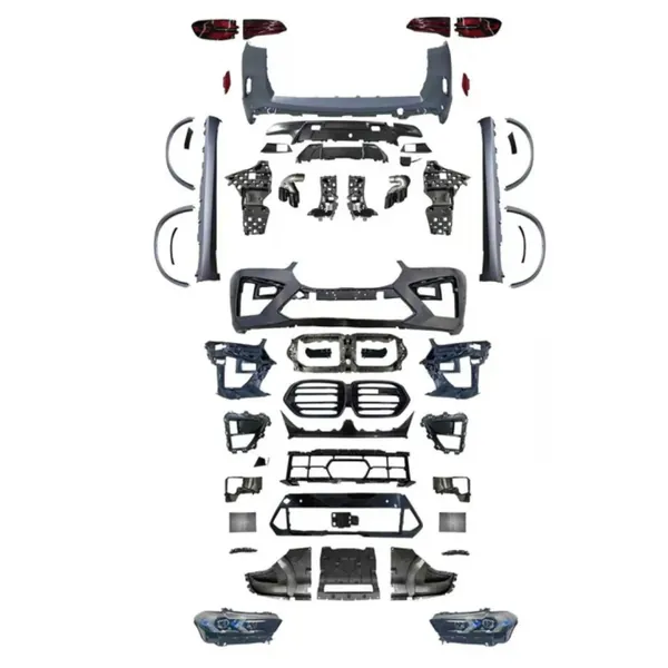 M Sports Upgrade Facelift Conversion Bodykit Bumper Headlight Taillight Side Skirt CC-6337 Compatible With BMW X5 G05 2019-2022 To G05 LCI 2023+ X5M