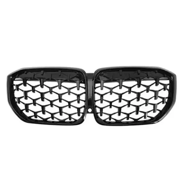Front Bumper Grill Diamond Black CC-3124 Compatible With Bmw X5 G05 2019-2023