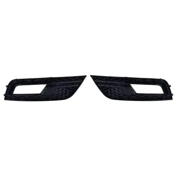 Rs Bumper Fog Lamp Grill Frame Cover CC-3263 Compatible With Audi A4 2013-2016 B8