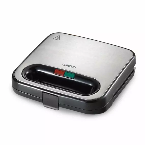 Kenwood Sandwich Maker 2 Slice Sandwich, Grill Griddle Removable, Non-Stick Plate Safety Thermal SMM00.000SI