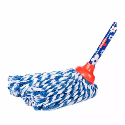 TBP Cotton Mop Bi-Color with Plastic Clip 200g 1836-200GM BC Pack of 24