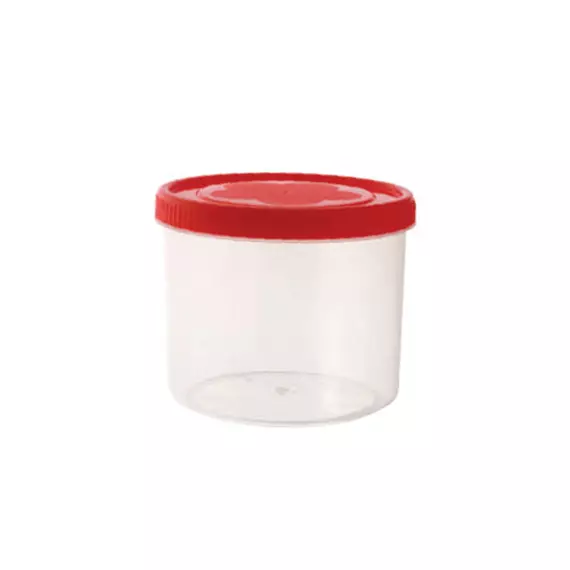 Cello Plastic Container Jar 750ml Plain (Pack of 12)