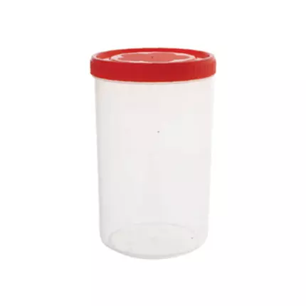 Cello Plastic Container Jar 1000ml Plain (Pack of 12)