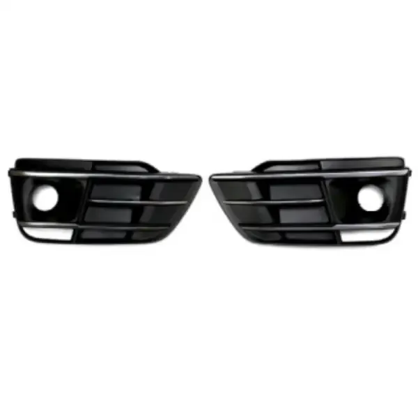 Fog Lamp Light Grill Cover Frame With Fog Lamp Hole High CC-3328 Compatible With Audi Q5 Sq5 2018-2020