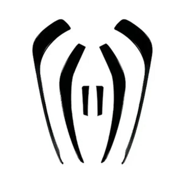 Amg Front Bumper Lip Skirt Splitter Spoiler Zst-879 Glossy Black CC-7196 Compatible With Mercedes Benz A Class W176 2013-2015