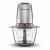 Kenwood Chopper 500W Electric Food Chopper With 600ML Bowl, Quad Blade System, Stainless Steel, Control System, Ice Chopper Glass Bowl CHP62.400SI