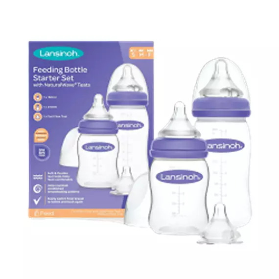 Lansinoh Baby Bottle Starter Set 160ml & 240ml