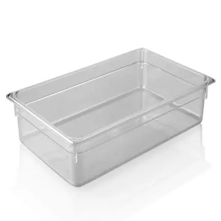 Kapp Polycarbonate Gastronom Pan Clear 1/1 100mm Commercial Horeca Use KAPP52