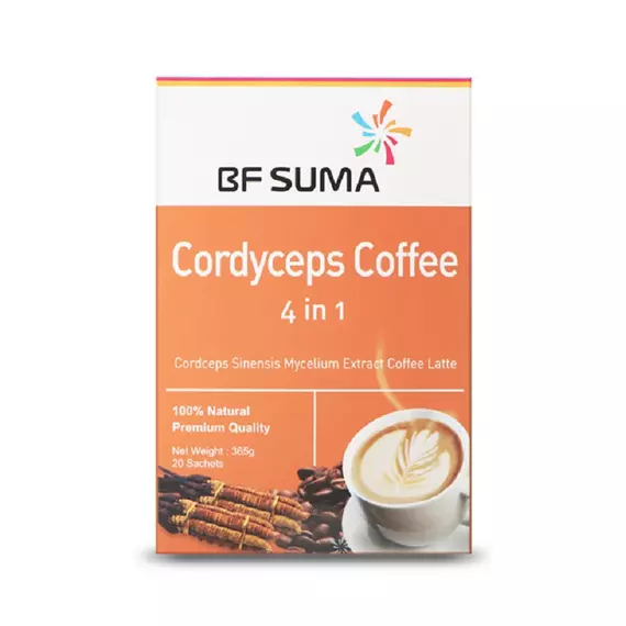 BF Suma Cordyceps 4in1 Coffee Immune Booster, Boost Immunity, Enhance Energy, Nourish the Kidneys, AP039F (Pack of 20Pcs)