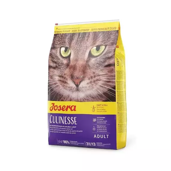 Josera Culinesse Adult Dry Cat Food Super Premium for picky eaters, Silky & Shiny Coat 2kg (E-EX)