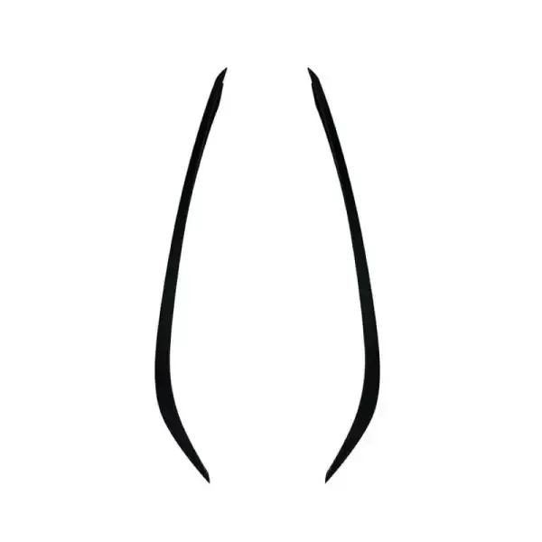 Amg Front Bumper Wind Flag Front Lip Skirts Splitter Zst-242 Matt Black CC-3835 Compatible With Mercedes Benz Cla Class W117 C117 2013-2015