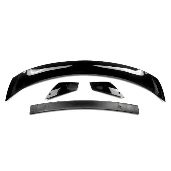 Trunk Wing Lip Boot Rear Spoiler Gt 350 4 Part Ar-mustang-002 Glossy Black CC-2569 Compatible With Ford Mustang 2015-2021